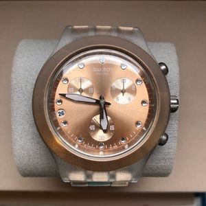 *NEW* Rose Gold Swatch Watch